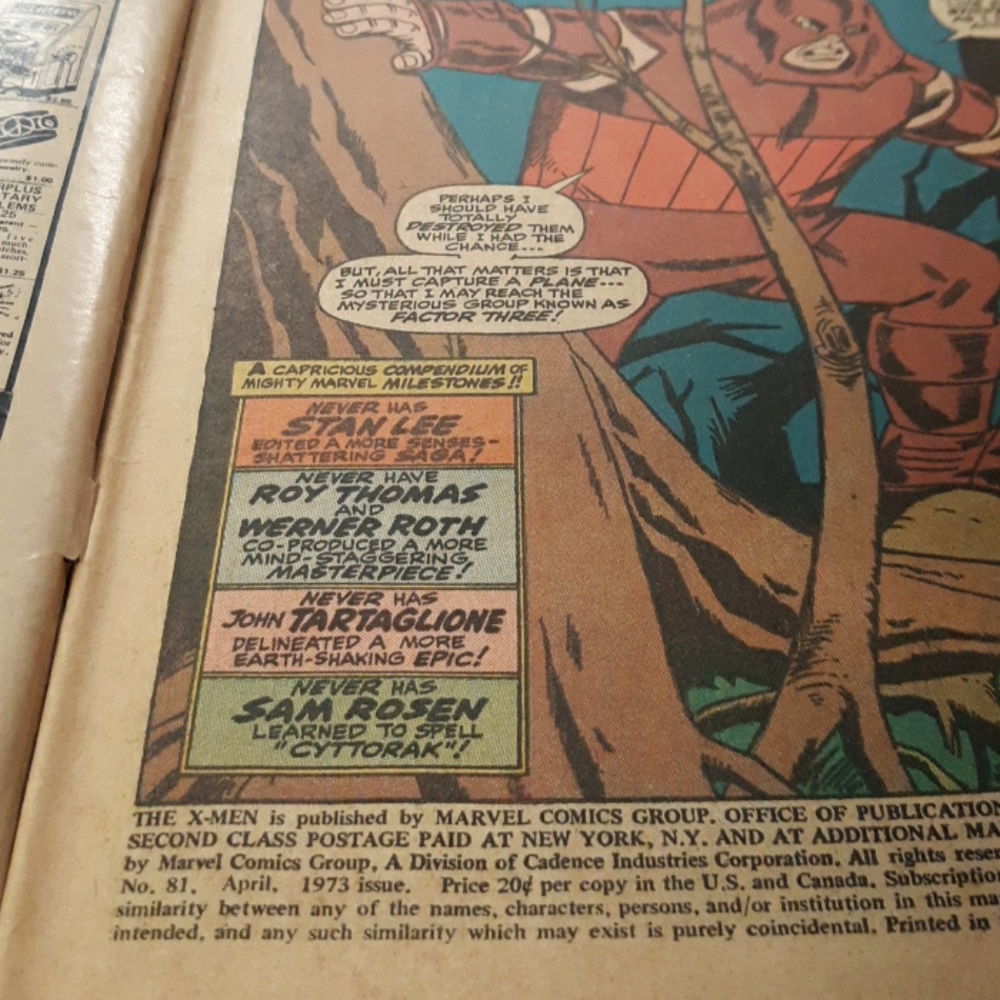 X-men 1973 - Picture 3 of 8